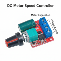 Adjustable Speed DC Motor Controller, High Power DC Motor Drive Module, DC Motor Governor Switch Function, 5V-35V Motor Speed Regulator Module