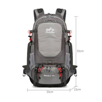50L Hiking Backpack Large Capacity Backpack Multi-Multi-Compartment Layout Outdoor Gear for Men