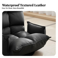 Adjustable Floor Chair Foldable Design Adjustable Padded Lounger Japanese Design Rear Support for New Mothers, Teens