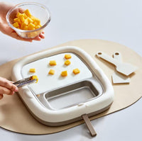 小熊炒酸奶机CX-JE036迷你制冰机家用小型冰淇食品级不锈钢炒冰机