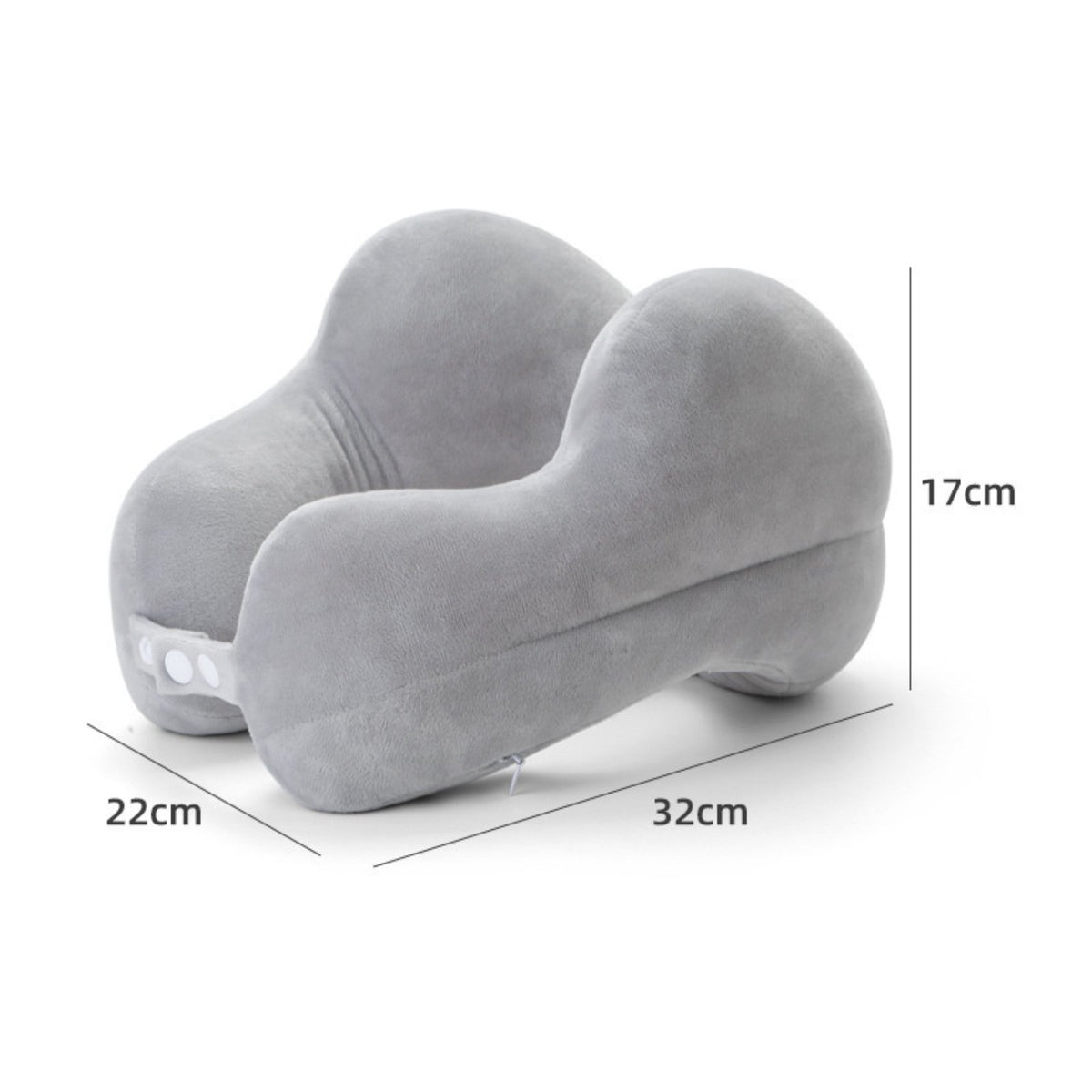 U-Shaped Travel Pillow Lightweight U-Shaped Neck Pillow Slow Resilient Ergonomic Neck Support for Commuters, Drivers, Train