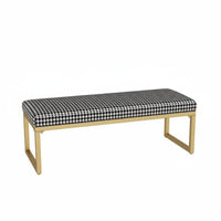 Entryway Changing Bench Multi-Purpose Long Stool Cushioned Seat Sturdy Construction for Homeowners, Hair Salon Shop