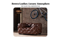 Chesterfield Sofa Traditional design Chesterfield Settee Deep Button Tufting timeless Design for Interior Designers, Villa