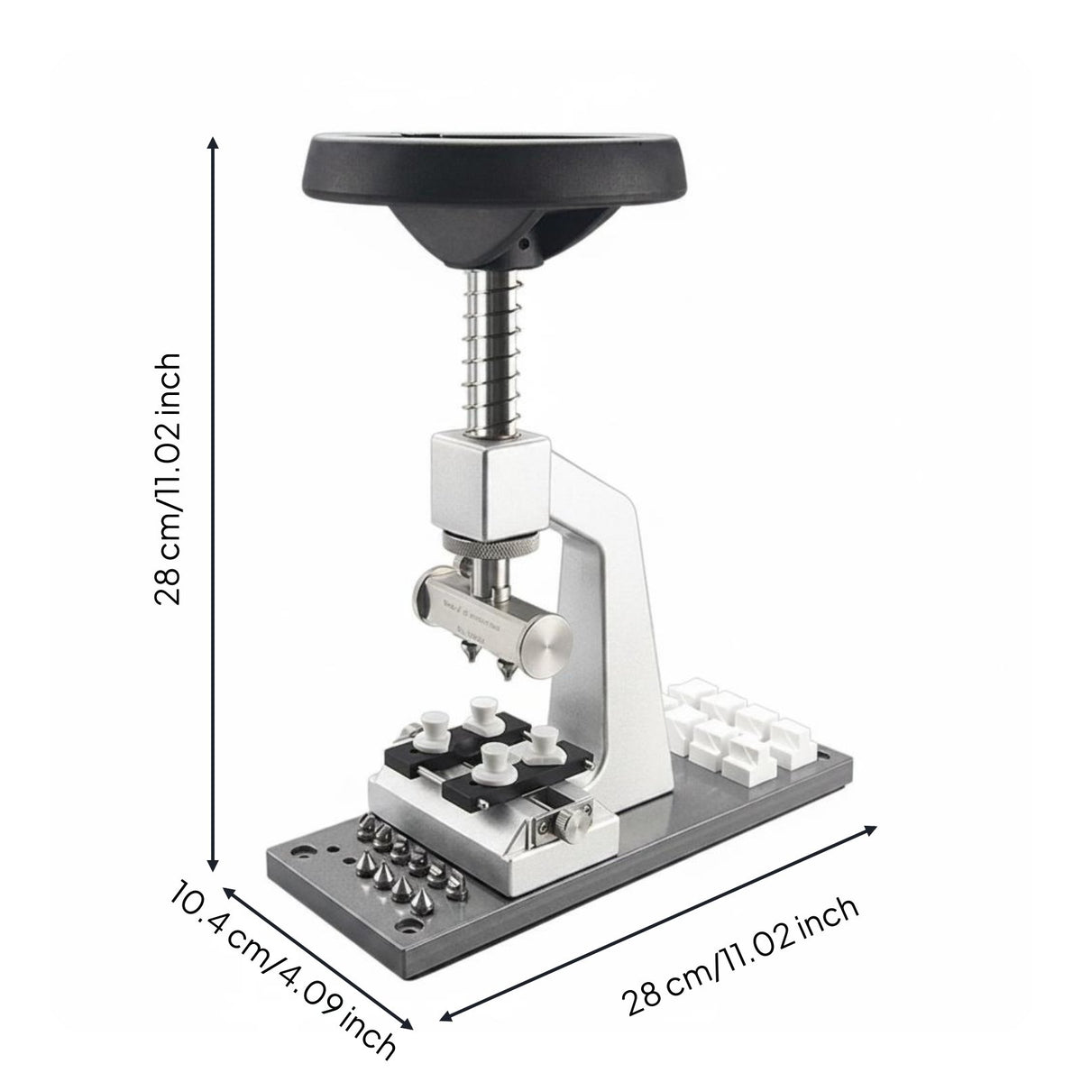 Precision Watch Case Opener Adjustable Watch Case Opener Heavy Duty for Jewelers, Workshop
