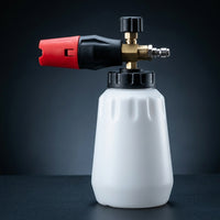 Hose Connector with Foam Sprayer for Car Cleaning, Car Wash Kit with Pressure Washer Gun and Foam Lance, Detailing Set with Brass Fittings, 1pc