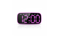 Wood Grain Desk Timepiece House Decoration for Bedroom, Living Room