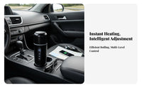 12V 24V Car Kettle Fast Boiling 12V/24V Car Kettle 316 Stainless Steel Liner Portable Hot Water Boiler for Commuters, Truckers, Road Trip, Camping