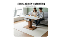 elevateTop Coffee Table Height Adjustable Transformable Coffee Desk Modern Aesthetic Sturdy Construction for Students