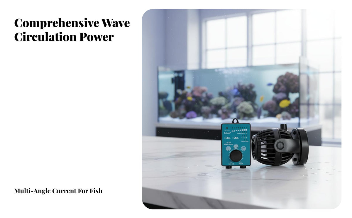Wavemaker Water Movement Manager Aquarium Circulation Pump Simulates Water Movements Submersible Water Circulator Pump for Coral Aquariums