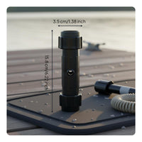 Watercraft Oar Connector Construction Paddle Shaft Connector Versatile Compatibility Oar Shaft Joiner