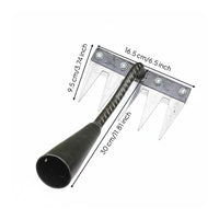 Steel Tooth Hoe Rake Multi-Functional Agricultural Tool High Effectiveness