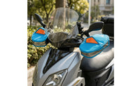 Sun-Shielding Handlebar Covers with Mesh Breathable Handlebar Muffs Windproof Water-Resistant for Motorcycle Riding