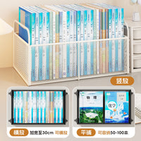 Under-Desk Storage Cart with Wheels, Large Capacity Mobile Bookshelf for Classroom