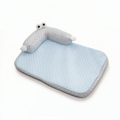 Cooling Mat Washable Cooling Mat with Neck Support Softly-Padded Pad for Living Room