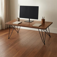 Rectangular Desk Clean Edges Modern Desk Minimalist Study Table