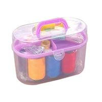 1 Piece Portable Sewing Case Sewing Box Thread Organizer Mending Kit Stainless Steel Craft Tools Suitable for Home Use Office Drawer Student Dorm Travel Luggage