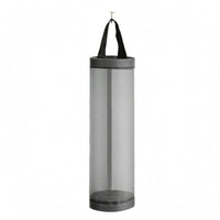 Mesh Hanging Storage Bag Uncovered Top Wall Hanging Storage Bag Black Handles