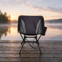 Folding Camp Chair Lightweight Portable Camping Chair Mesh Side Panels