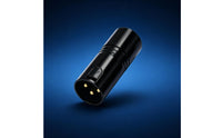 Impedance Matching 3-Contact DMX512 End Plug Electrical Reflection Reduction 3-Contact XLR End Plug Gold Pins XLR Termination Plug Metal Housing