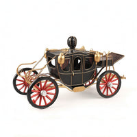 Regal Carriage Model Tabletop Vintage Carriage Model Industrial Stylistic Embellishment for Office