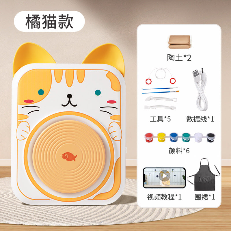 2 Clays Orange Cat