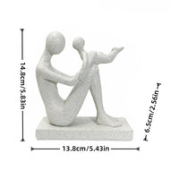 Modern Art Decor Statue Speckled Finish Modern Human Sculpture Eye-Catching