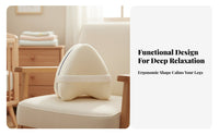 Breathable Side Sleeper Leg Pillow Pressure Relief Ergonomic Leg Pillow with Strap Removable Washable Cover Bedding Accessory for Women, Seniors, Athletes, Sleeping, Bedroom, Resting, Home