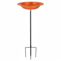 Freestanding Bird Bath Feeder Decorative Bird Feeder Simple-Bath to Install Outdoor Decor for Yard, Patio
