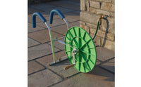 Manual Hose Reel Portable Hose Winding Stand Easy Setup
