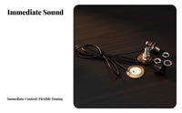 Piezo Pickup No Battery Required Piezo Touch Pickup Solderless Guitar Transducer System for Guitarists, DIY Enthusiasts