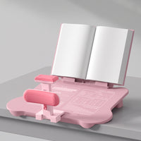 Desk Posture Assistant with Chin Rest Ergonomic Clamp-on Posture Assistant Height-Adjustable Writing Pad Board with Reading for Young Users, Homework