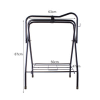 Folding Saddle Rack Foldable Folding Saddle Stand Easy to Storage for Tack Room