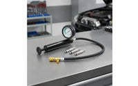 Universal Lower Unit Pressure Tester with Adapters Accurate Gearcase Pressure Tester Reliable Leak Testing Kit with Hose Complete for Boat Owners, Mechanics