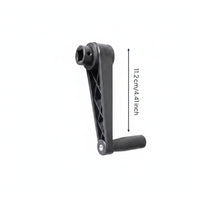 Nylon Crank Arm Foldable Machine Handle Revolving Crank Handle for Industrial Machinery, Workshop