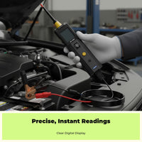 Automotive Circuit Tester, Digital Electric Potential Tester, Multifunctional Electronic Diagnostic Tool for Car Repair with LCD Display, Overload Protection