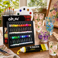 glass paint set