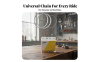 Cycle Chain Colorful Finish Mountain Bike Chain Lightweight Design Long-Lasting for DIY Mechanics, Racing, Garage