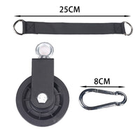 Rotatable Hanging Pulley Wheel with PP Plastic and Aluminum Alloy for Fitness Rowing