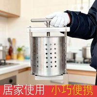 菜馅挤水器不锈钢手动榨汁机家用果汁机蔬菜脱水饺子馅挤菜水神器