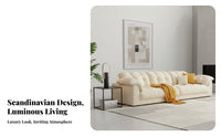 cumulusShaped Sofa Nordic aesthetic Living Room Furniture Modern Minimalist Couch for Families, Interior Design aficionados, Lounge Area, Family Gatherings