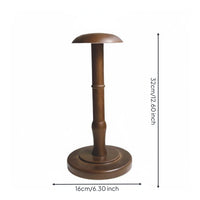 Wooden Hat Stand Solid Wood Storage Furniture Turnt Post for Home