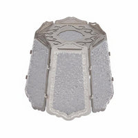Honey-Toned Glass Lantern Shade Replacement Part Retro Glass Lantern Cover Easy to Clean Lighting Accessory for Campers