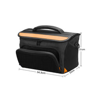 Portable Optical Fiber Fusion Splicer Tool Bag User-Friendly Fiber Fusion Splicer Bag Wear-Resistant Storage Case Heavy-Duty for Technicians, Travel