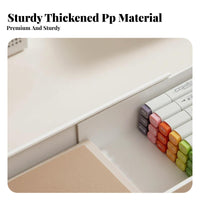 Multi-Compartment Drawer Insert configurable Divider Box Easy to Clean for Students