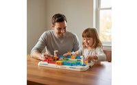 Parent-Child Interaction 2 Player Soccer Board Game Develops Reaction Skills Table Soccer Game Mini Foosball Table for Children, Boys, Girls, Parties