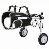 Adjustable Dog Wheelchair Lightweight Hind Leg Support Vehicle Mesh Textile