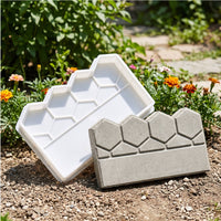 Concrete Border Mold Decorative Border Brick Mold Easy to Use for Garden, DIYers