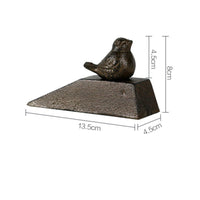 Iron Cartoon Door Stop Rust Resistant Cartoon Creature Door Stop Non-Slip Base