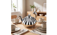 Stainless Steel Teapot Compact Teapot with Lid Food Grade for Countertop