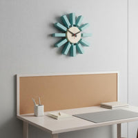 Windmill Wall Timepiece Non-Ticking Timepiece Battery Operated for Living Room